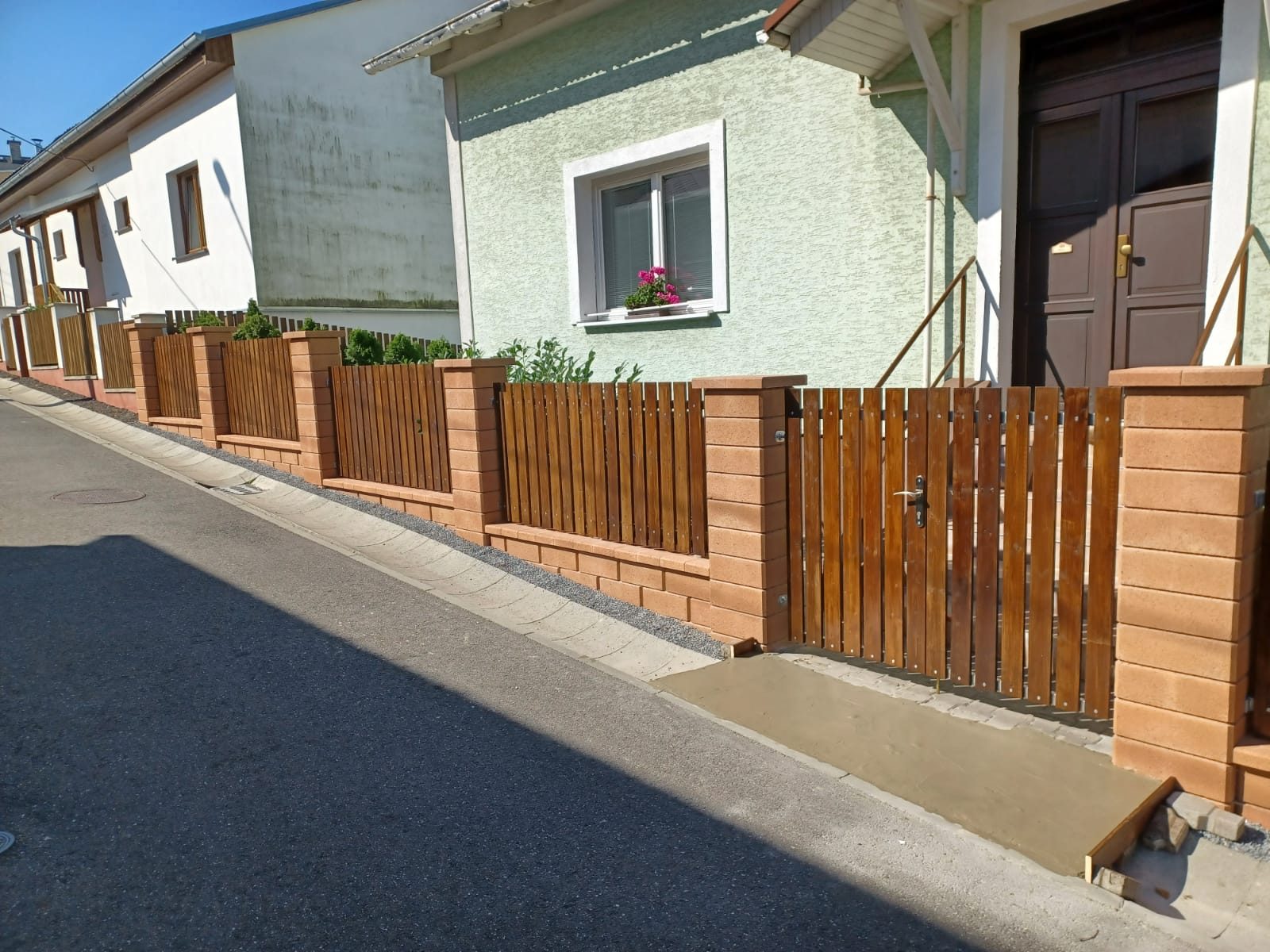 Dřevěný plot Ostrava — Ostrava