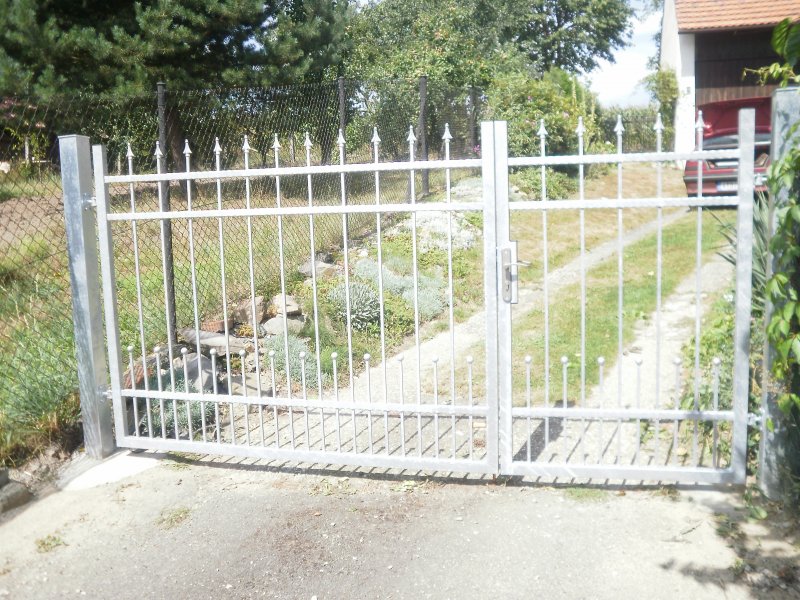 Křídlová brána kovaná Šilheřovice